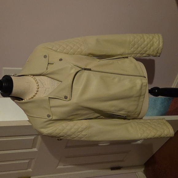 Bagatelle Collection Jackets & Blazers - Bagatelle Biker Faux Leather Bomber Jacket